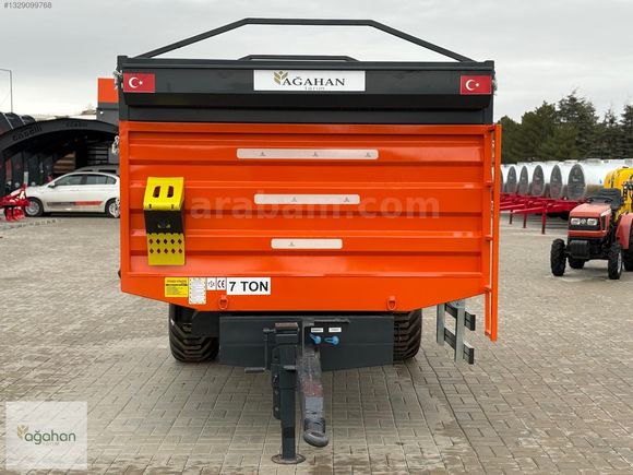 AĞAHAN TARIMDAN - 7 TON TEK DİNGİL RÖMORK