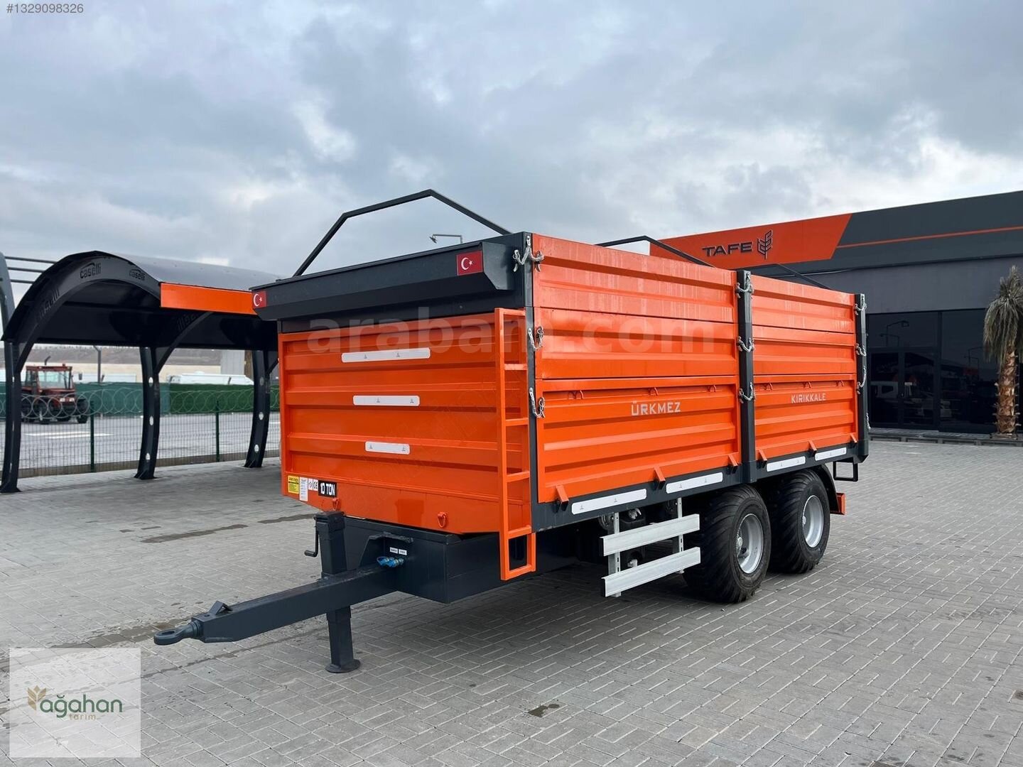 AĞAHAN TARIMDAN - 11 TON TANDEM DİNGİLLİ RÖMORK