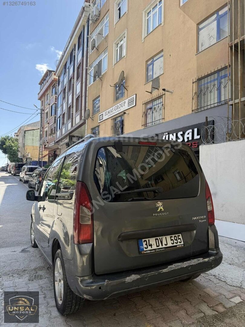 Galeriden Peugeot Partner 1.6 HDI Allure 2013 Model İstanbul 282.000 km Siyah 4