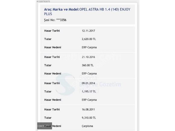 MEYDAN dan DEĞİŞENSİZ OPEL ASTRA 1.4 T ENJOY PLUS