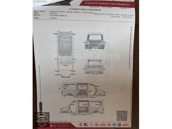Erek otomotiv den hatasız Kangoo