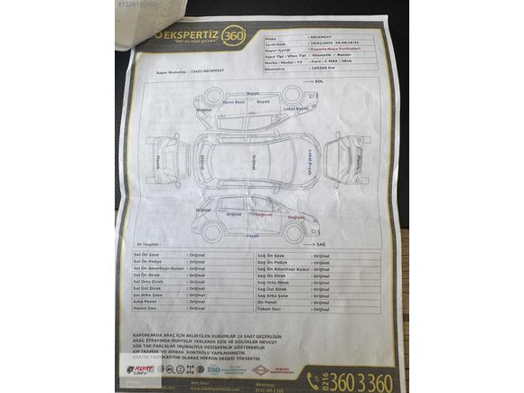 KURT CAR DAN FORD CMAX TİTANİUM ÇOK TEMİZ FUL BAKIMLI
