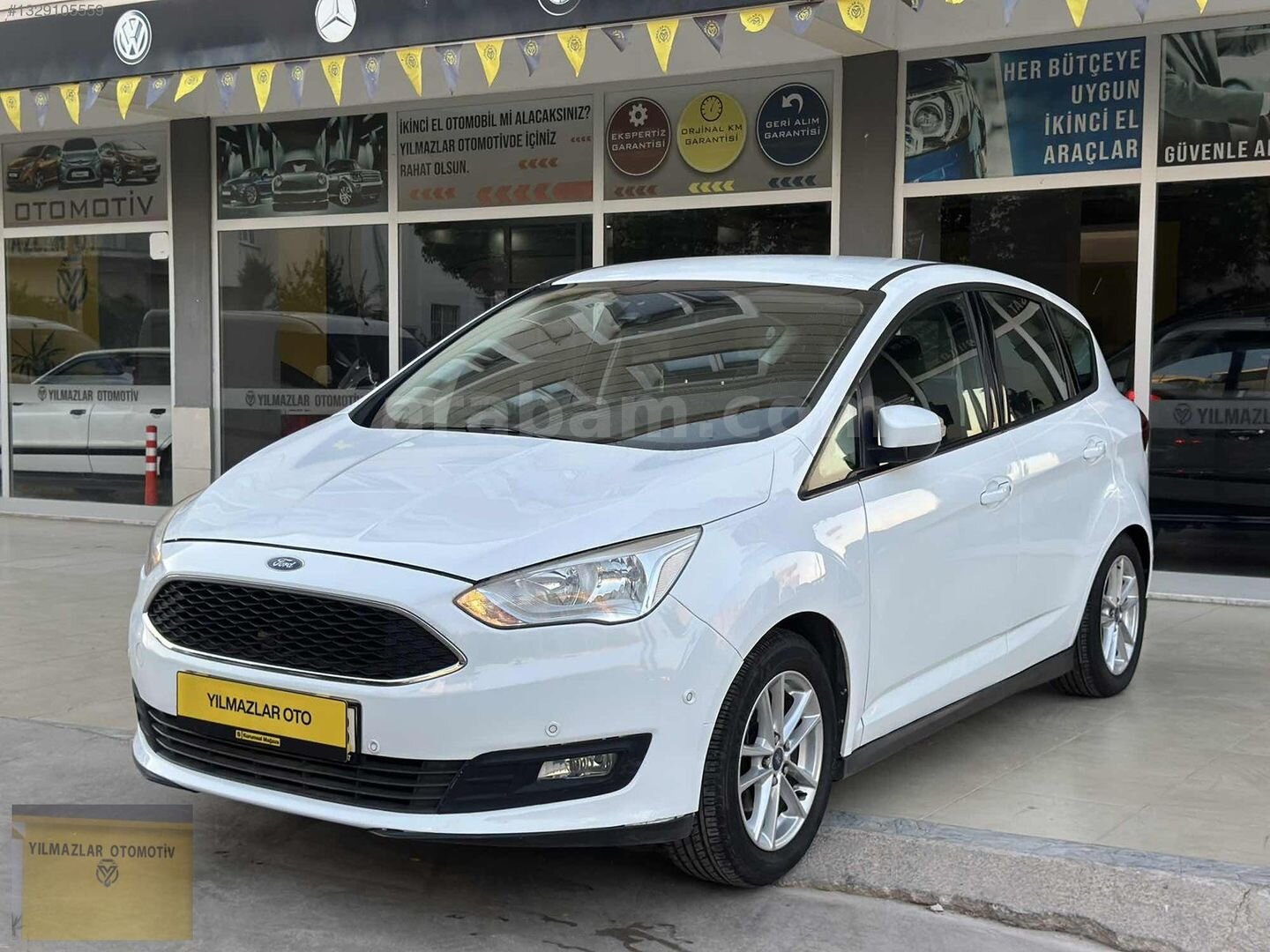 Galeriden Ford C-Max 1.5 TDCi Trend 2018 Model Aydın 93.000 km Beyaz 7