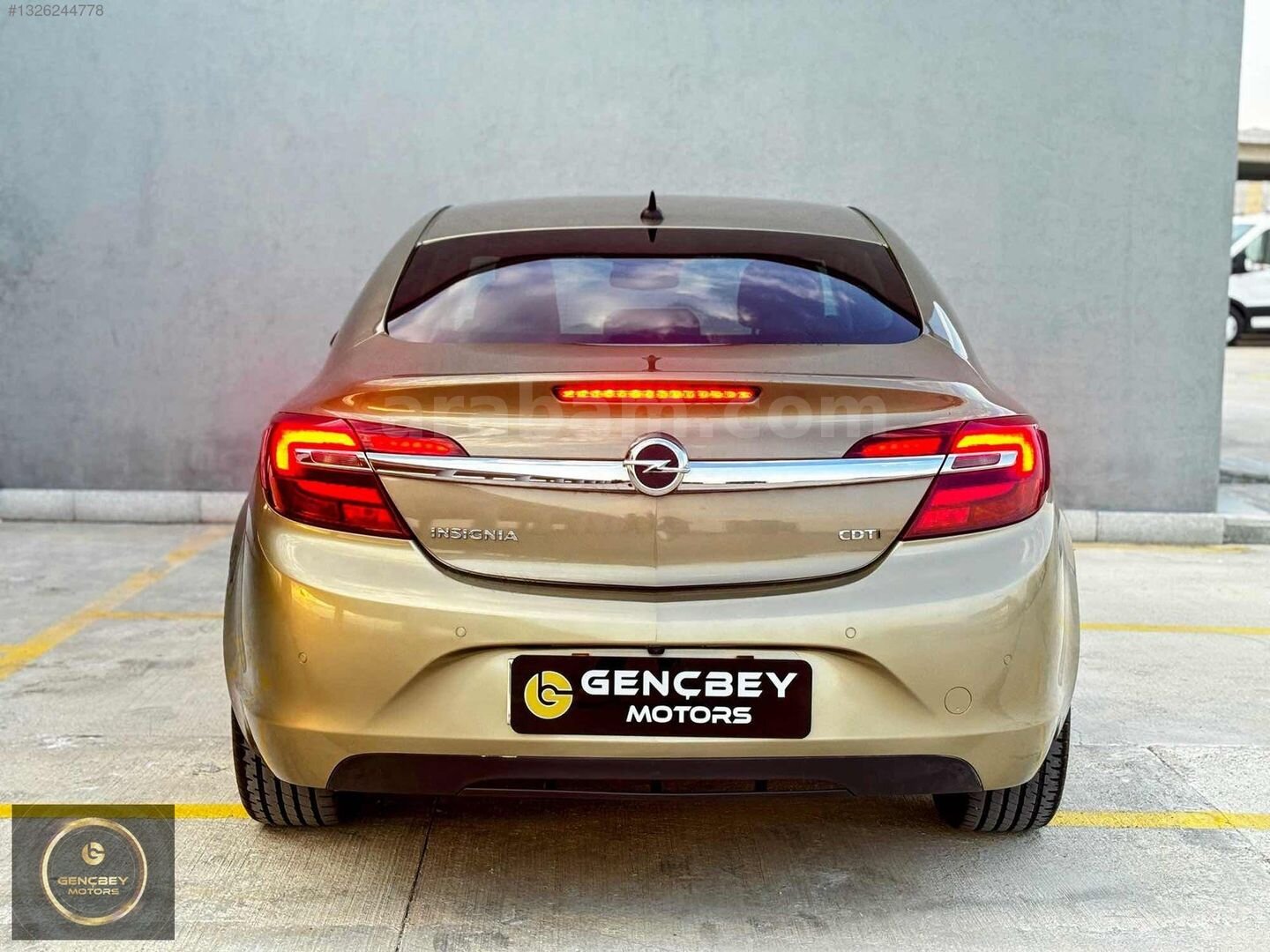 Galeriden Opel Insignia 1.6 CDTI Cosmo 2015 Model Ankara 196.000 km Kahverengi 7