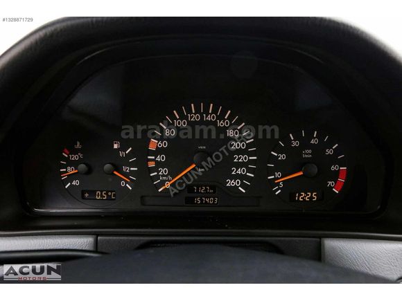 ACUN MOTORS BAYİİ ÇIKIŞ 169.000KM 1998 E200 KOMP. ELEGANCE 186HP