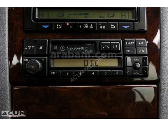 ACUN MOTORS BAYİİ ÇIKIŞ 169.000KM 1998 E200 KOMP. ELEGANCE 186HP