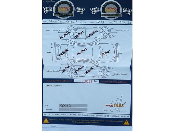 2013-CLİO HATASIZ-BOYASIZ-138.000 KM'DE