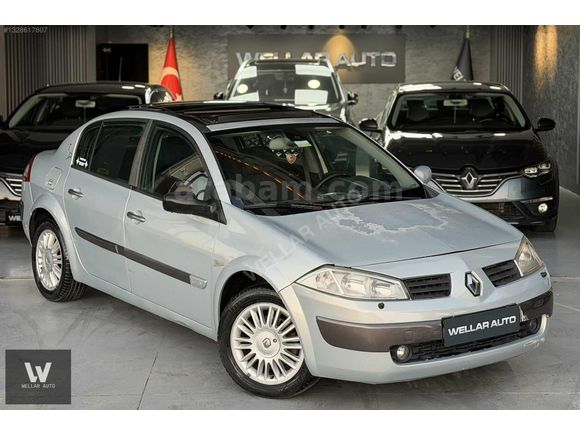 WELLAR'DAN+2004 CAM TAVANLI MEGANE+OTOMATİK+SİMİT LPG