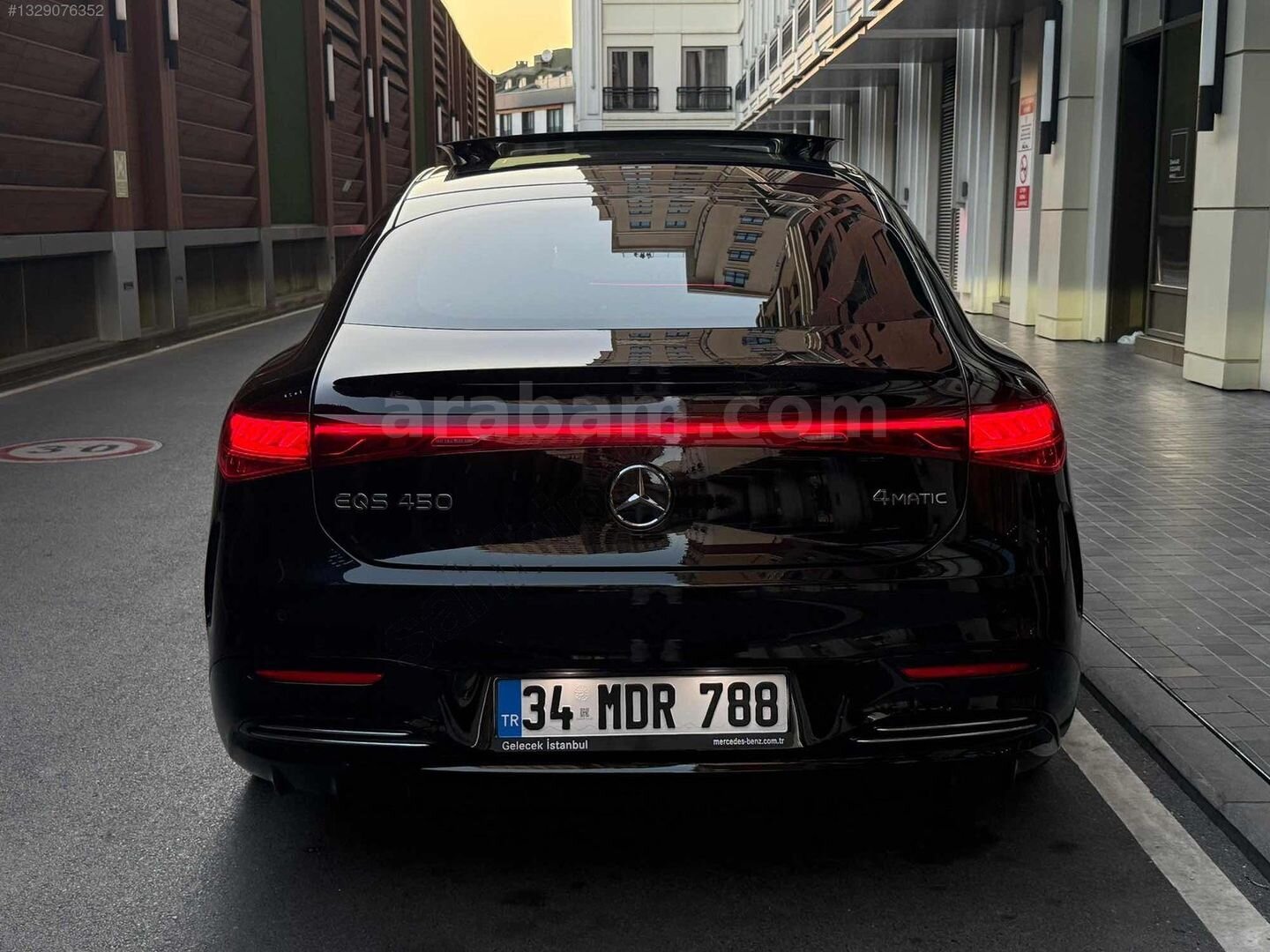 Galeriden Mercedes - Benz EQS 450+ 2024 Model İstanbul 30.000 km Siyah 6