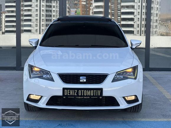 2013 BOYASIZ LEON 1.6 TDİ STYLE CR CAM TAVAN DSG LED FAR STOP