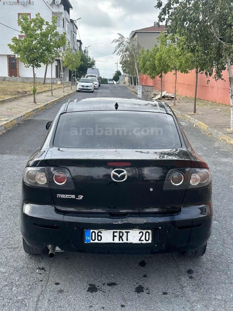 Galeriden Mazda 3 1.6 Base 2006 Model İstanbul 305.000 km Siyah 5
