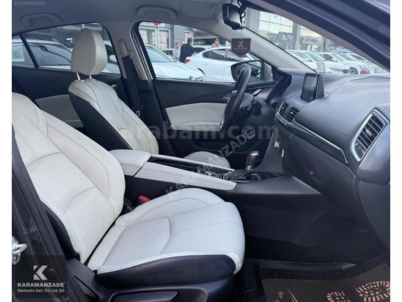 2018-MAZDA 3-65bin KM-POWER SENSE-BEYAZ DERİ DŞM-FULL+FULL