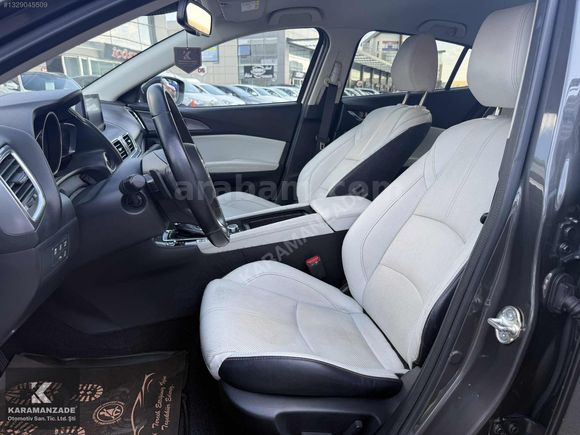 2018-MAZDA 3-65bin KM-POWER SENSE-BEYAZ DERİ DŞM-FULL+FULL