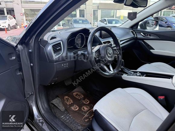 2018-MAZDA 3-65bin KM-POWER SENSE-BEYAZ DERİ DŞM-FULL+FULL