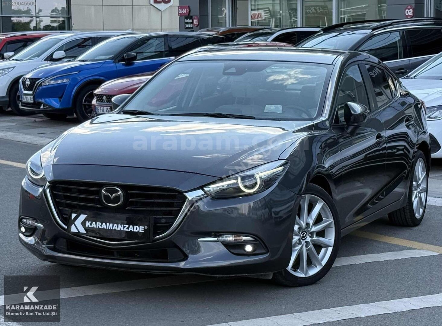 Galeriden Mazda 3 1.5 SkyActive-G Power Sense 2018 Model Ankara 65.000 km Füme 4