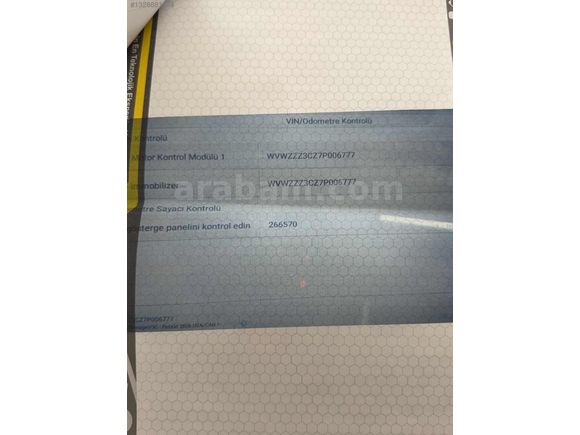TR'de tek emsalsiz 2007 MANUEL 2.0tdi 4 ÇEKER