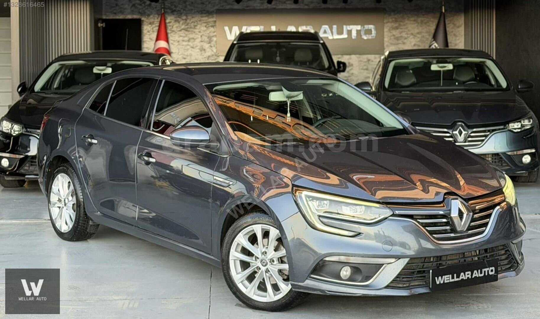 Galeriden Renault Megane 1.5 Blue DCI Icon 2019 Model İstanbul 184.000 km Füme 3
