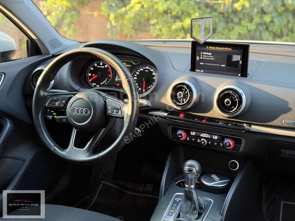 2016-AUDİ A3 SEDAN DYNAMIC+HATASIZ+BOYASIZ+LED+ÇOKTEMİZ