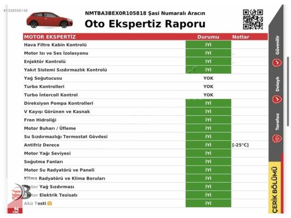 BARÇINDAN HATASIZ 2024 Toyota Corolla 1.5 Vision GERİ GÖRÜŞ EKRN