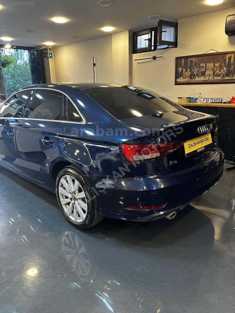 Galeriden Audi A3 Sedan 1.6 TDI Design Line 2017 Model İstanbul 187.766 km Lacivert 4