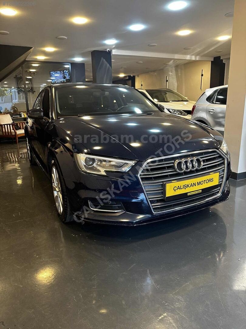 Galeriden Audi A3 Sedan 1.6 TDI Design Line 2017 Model İstanbul 187.766 km Lacivert 6