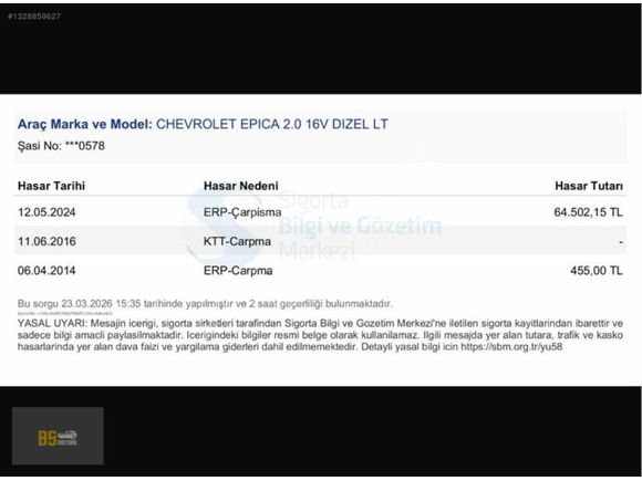 ''BSmotors'' 2011 Model Otomatik Vites Epica