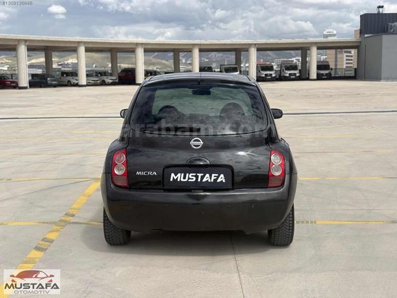 MUSTAFA OTOMOTİV'DEN 2004 MODEL 1.2 MİCRA TEKNA PAKET