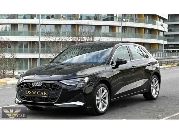 DS CAR'DAN 2025 AUDİ A3 SPORTBACK ADVANCED E.BAGAJ HATA/BOYASIZ