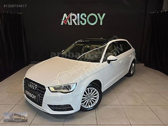ARISOY'DAN 2015 AUDİ A3 1.6TDI AMBİENTE CAM TAVAN !!!