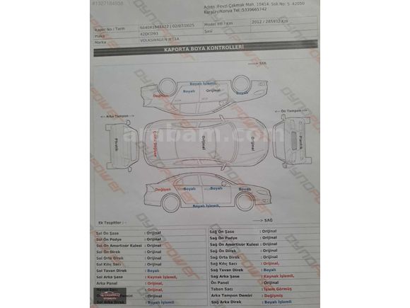 VW JETTA 1.6 TDI COMFORTLİNE 2012 MODEL MANUEL