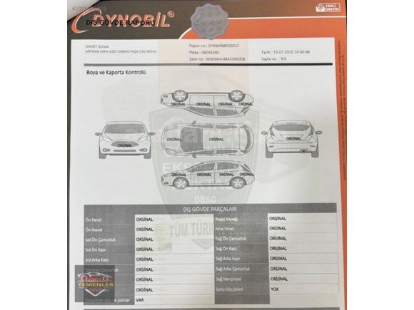 HATASIZ BOYASIZ OPEL ASTRA