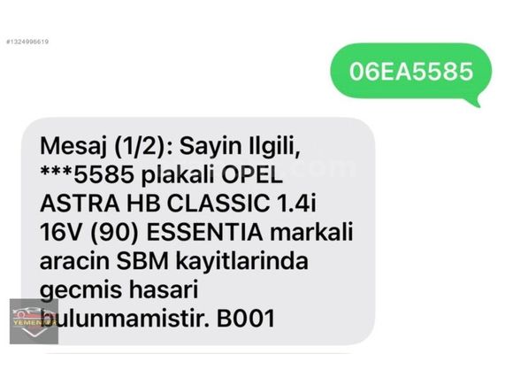 HATASIZ BOYASIZ OPEL ASTRA