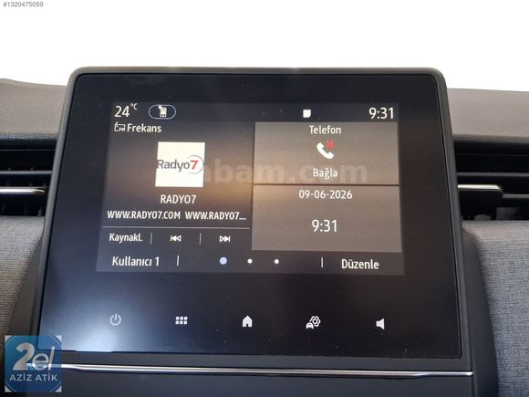 AZİZ ATİK OTOMOTİV'DEN 2025 CLIO 1.0 TCE EVOLUTİON X-Tronic