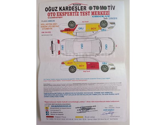 Sahibinden Opel Astra 1.6 CD 2001 Model