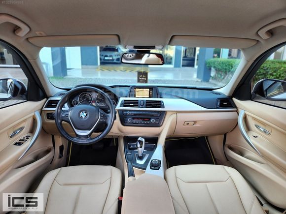 -İCS-2014 BMW 320d Techno Plus HATASIZ YETKİLİ SERVİS BAKIMLI