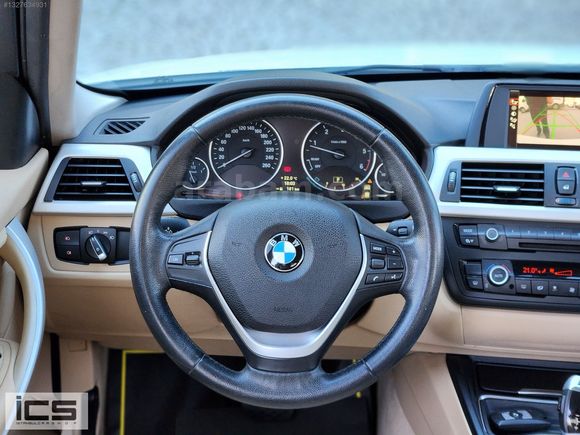-İCS-2014 BMW 320d Techno Plus HATASIZ YETKİLİ SERVİS BAKIMLI