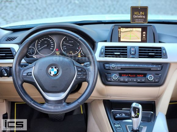 -İCS-2014 BMW 320d Techno Plus HATASIZ YETKİLİ SERVİS BAKIMLI