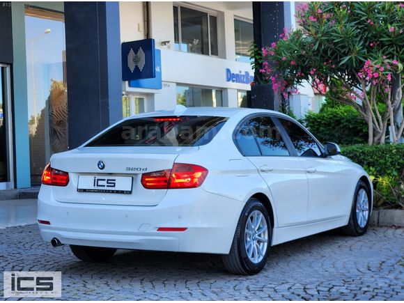 -İCS-2014 BMW 320d Techno Plus HATASIZ YETKİLİ SERVİS BAKIMLI