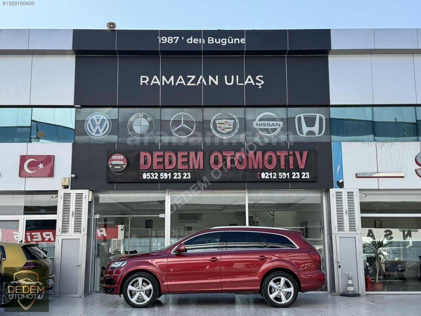 Galeriden Audi Q7 3.0 TDI Quattro 2008 Model İstanbul 226.000 km Kırmızı 4