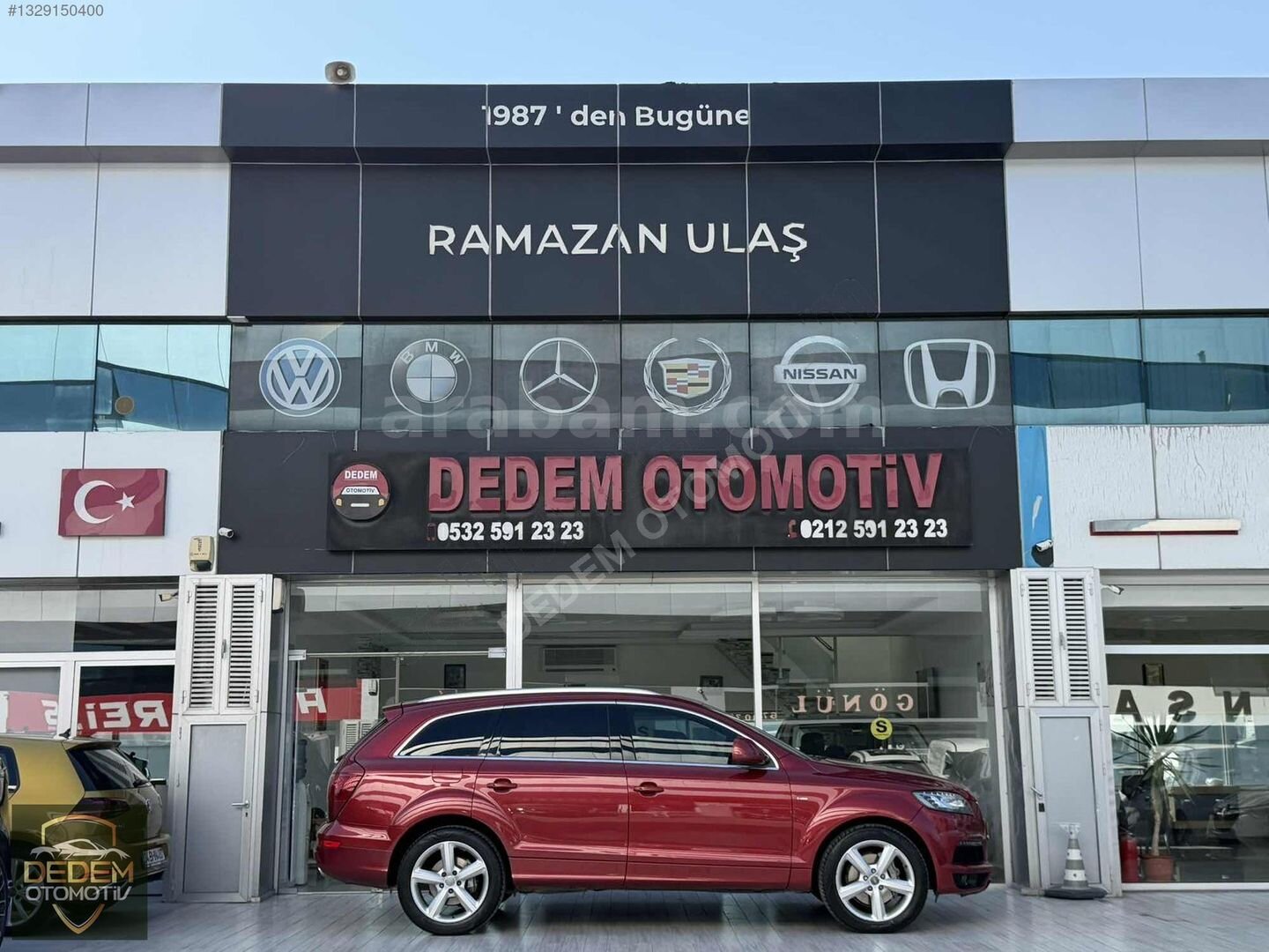 Galeriden Audi Q7 3.0 TDI Quattro 2008 Model İstanbul 226.000 km Kırmızı 5