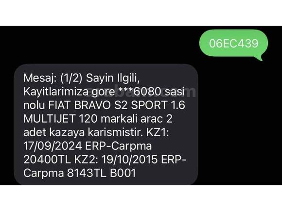 2012 Fiat Bravo Bakımlı Masrafsız