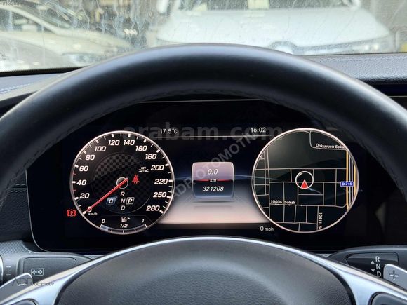 2017 MERCEDES-BENZ E180 AMG 9G-TRONİC COMMAND + 19"JANT + HAFIZA