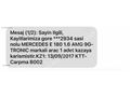 DRN MOTORS-2017 MODEL BOYASIZ E180 AMG 12-24-36 ay SENETLE SATIŞ