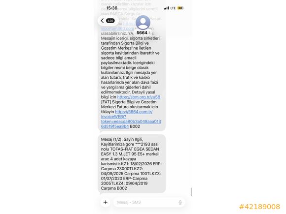 BİLGİN MOTORSDAN DÜŞÜK KM