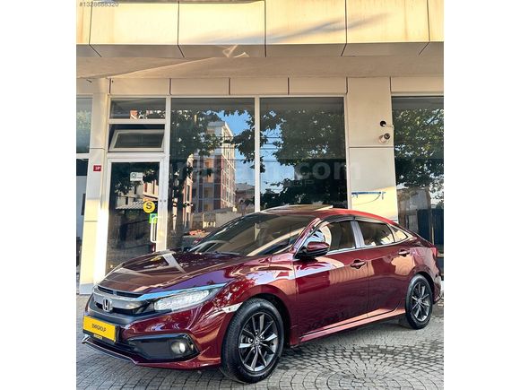 EMRGROUP'DAN/2019 MAKYAJLI CIVIC/BORDO RENK/LPG/SERVİS BAKIMLI/