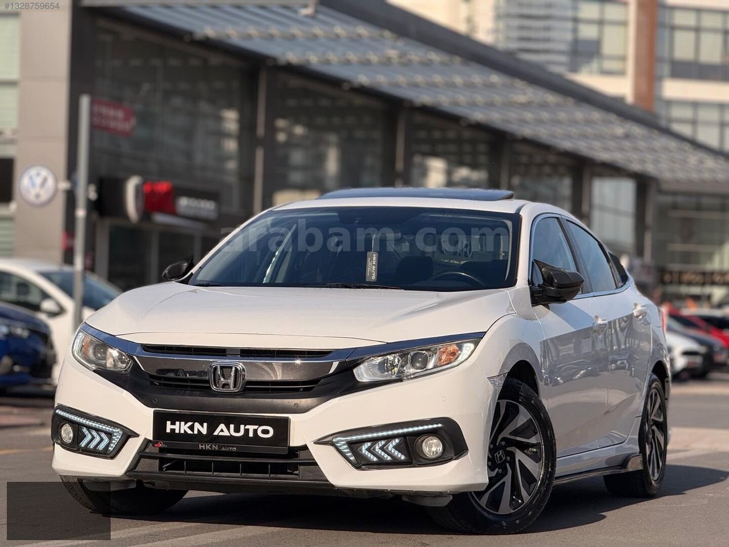 Galeriden Honda Civic 1.6i VTEC Eco Elegance 2017 Model Ankara 152.000 km Beyaz 4
