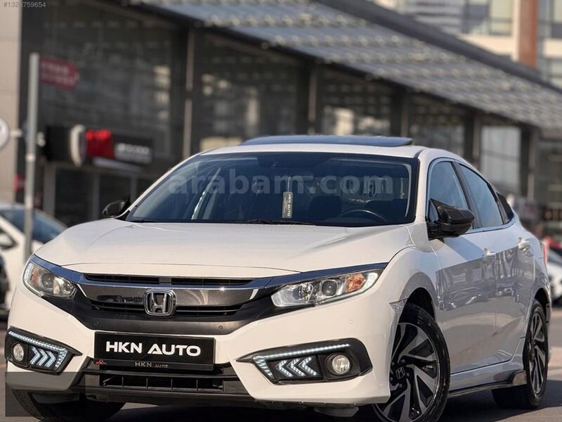 Galeriden Honda Civic 1.6i VTEC Eco Elegance 2017 Model Ankara 152.000 km Beyaz