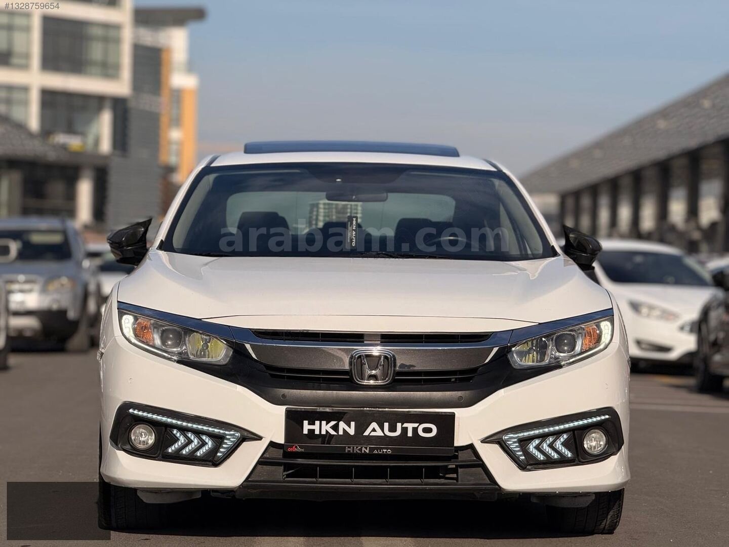 Galeriden Honda Civic 1.6i VTEC Eco Elegance 2017 Model Ankara 152.000 km Beyaz 3