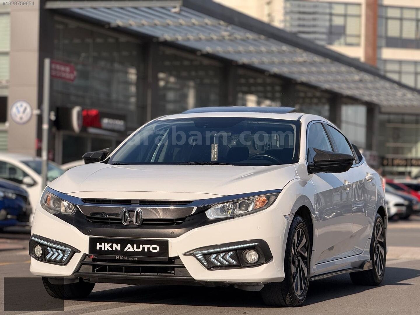 Galeriden Honda Civic 1.6i VTEC Eco Elegance 2017 Model Ankara 152.000 km Beyaz 7