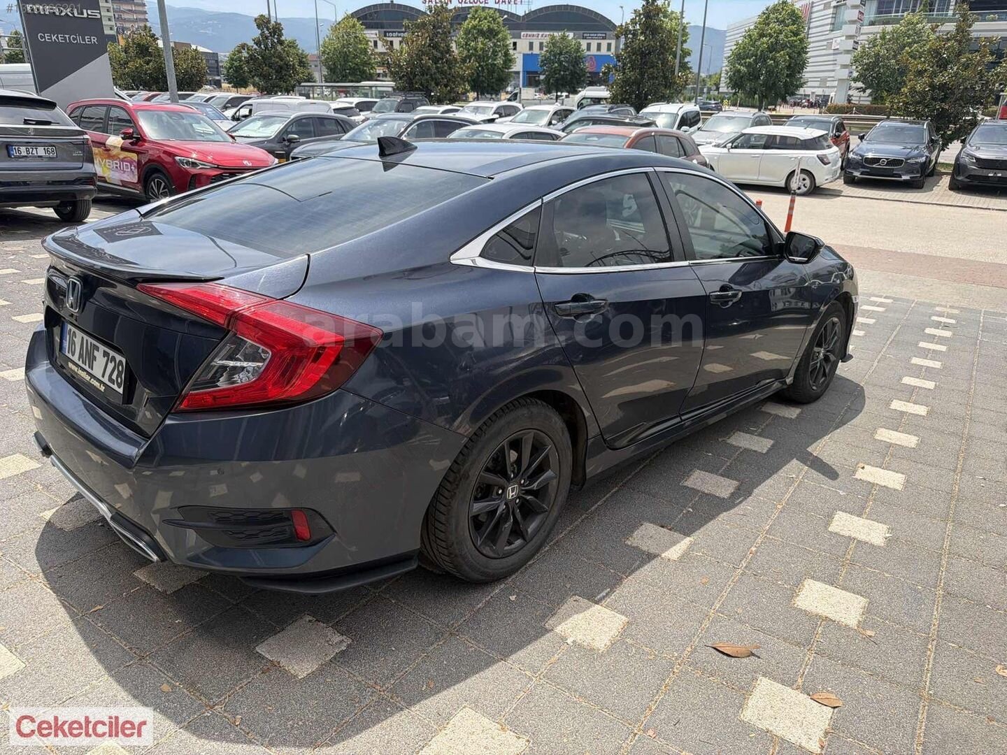 Galeriden Honda Civic 1.6i VTEC Eco Elegance 2021 Model Bursa 87.000 km Mavi 3
